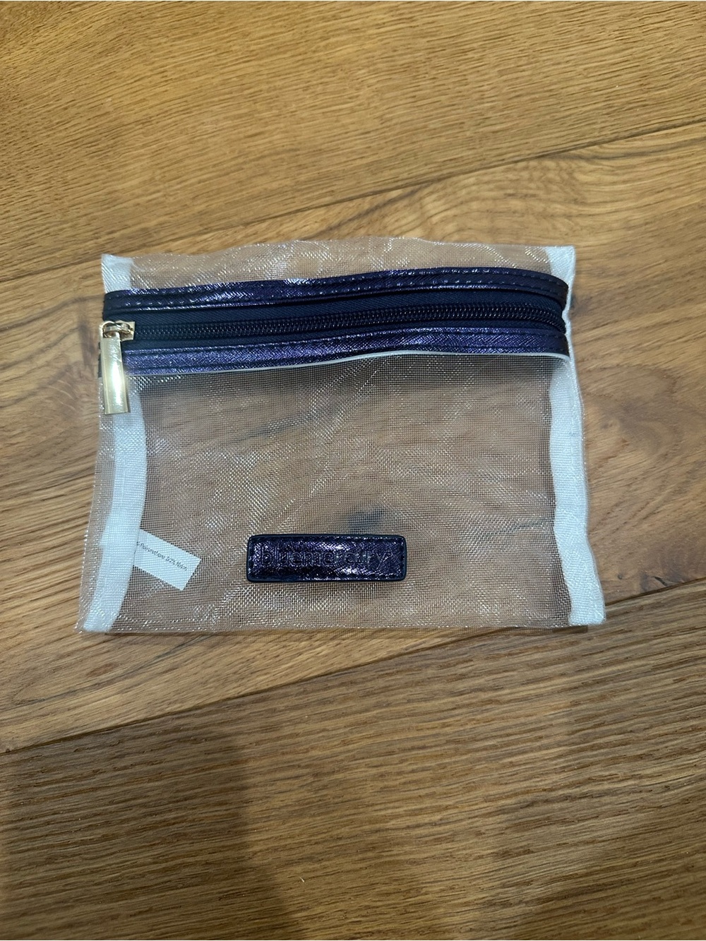 Blue Mercury small travel pouch. New/ unused
